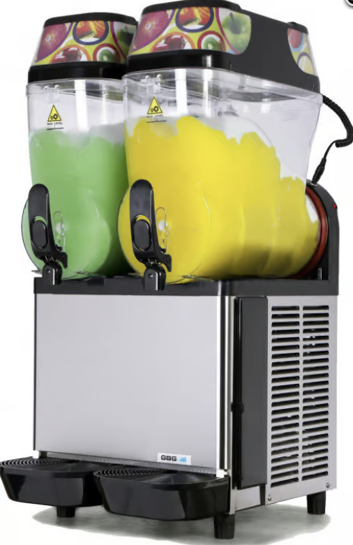 2 flavour slushie frozen cocktain machine for hire
