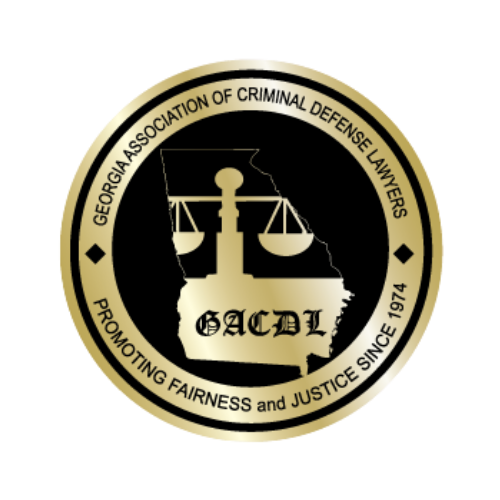 The logo for the georgia association of criminal defense lawyers