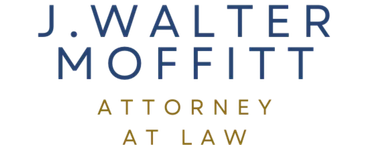 The logo for j. walter moffitt attorney at law