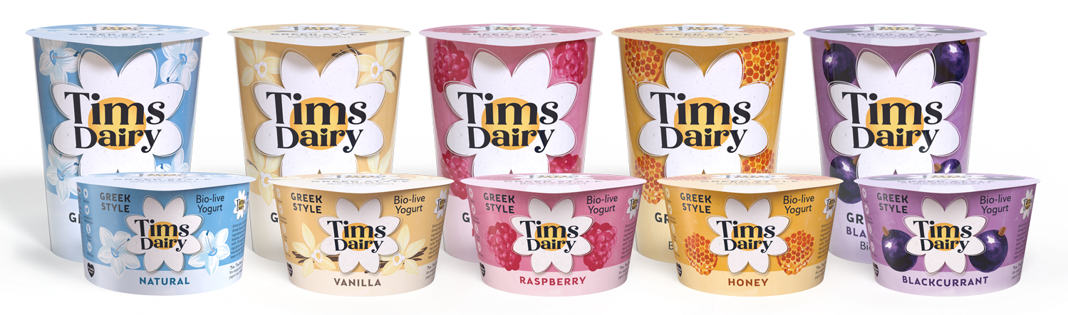 Tims Dairy New Look Greek Style Yogurts