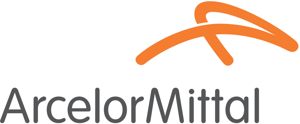 The arcelormittal logo is orange and black on a white background.