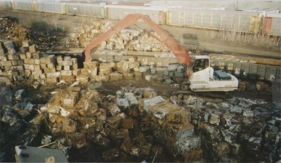 Metal Recycling — Sorting Pile of Scraps in Dayton, OH