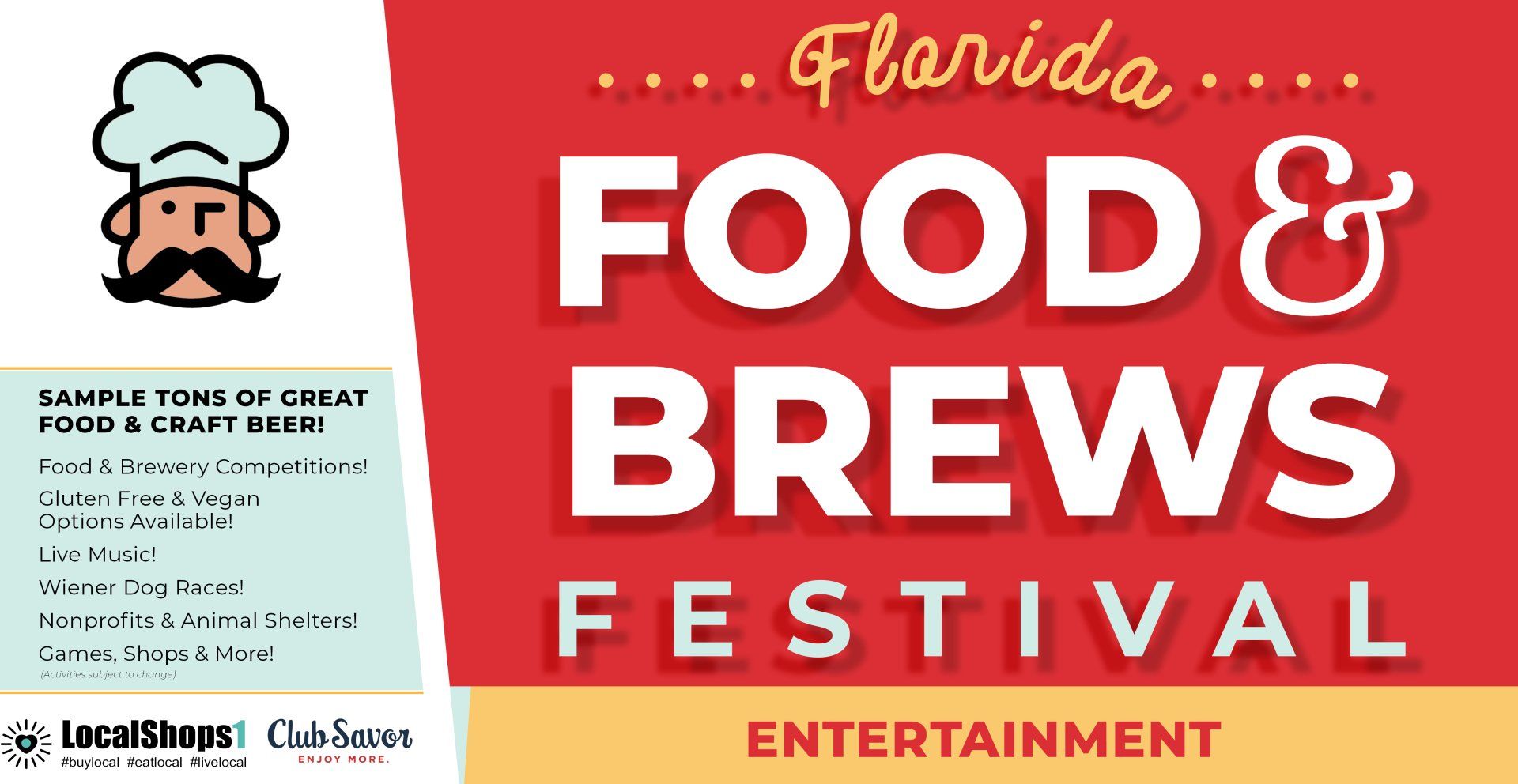 Music & Entertainment at Florida Food and Brews Festival 2020