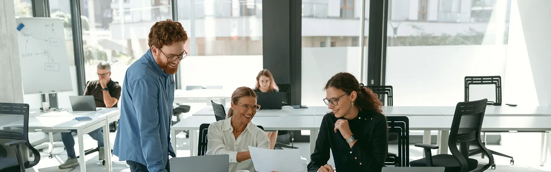 Illustration showing content optimisation for SEO and user engagement