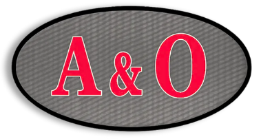 Oval logo with red 