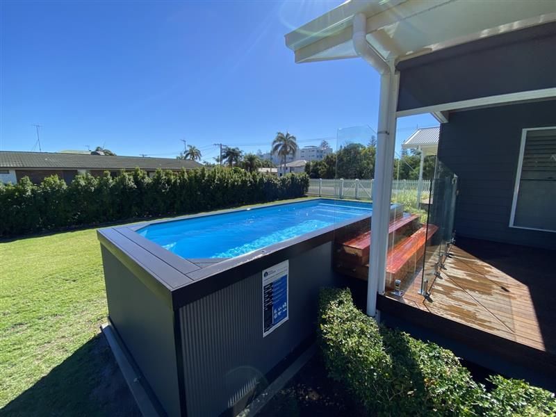 A Small Swimming Pool With Stairs Leading to It — Pooltech NT In Alawa, NT