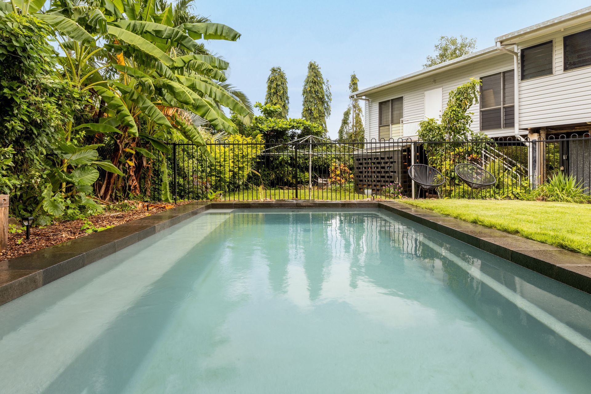 Pool with Fiberglass Fence — Pooltech NT In Alawa, NT