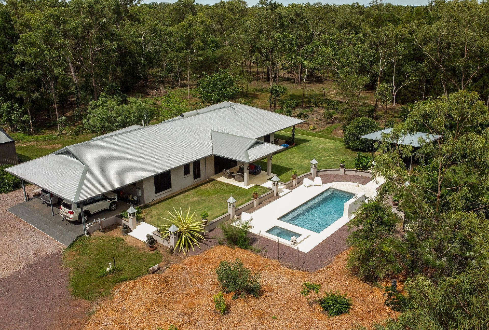 Pool with Timber Decking — Pooltech NT In Alawa, NT