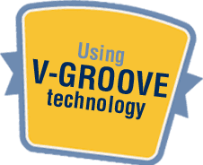 Using V Groove technology