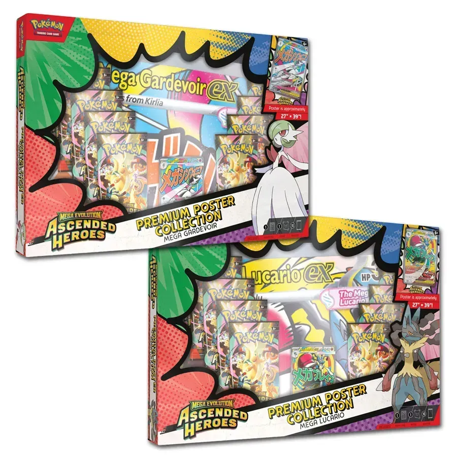 Mega Evolution Ascended Heroes Poster Box