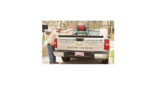 A man with his truck - Mashpee, MA - Cunningham Termite & Pest Control