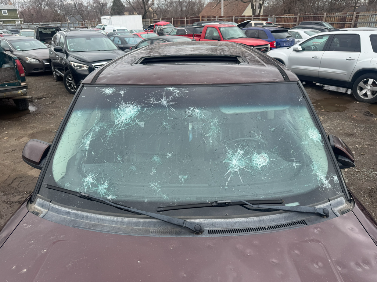 Cars Totaled After a Tornado n Kankakee, IL