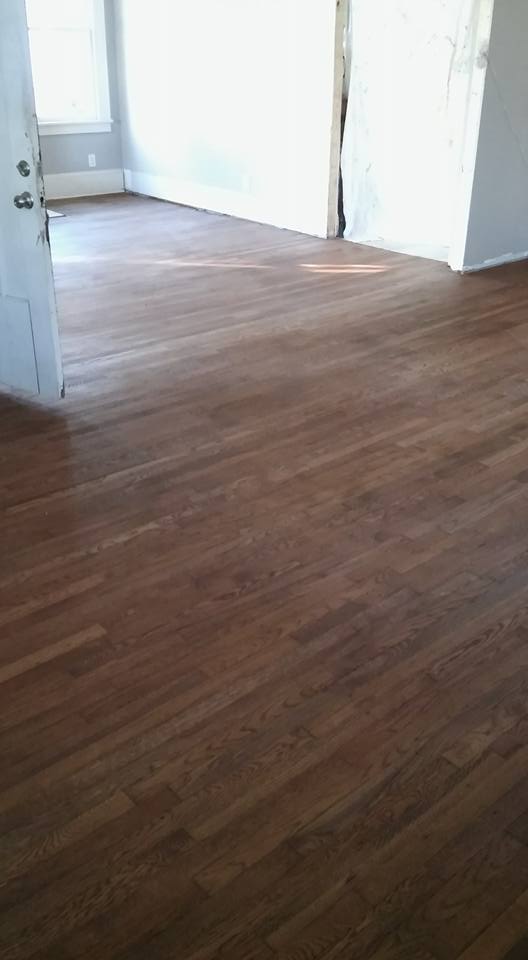 Residential Hardwood Floor Before Refinishing — Pensacola, FL — Central Hardwood Flooring