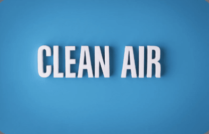 Clean Air Sign