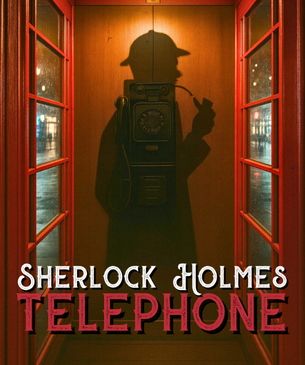 Sherlock Holmes: Telephone booth escape room playing in Perth CBD as Escape This