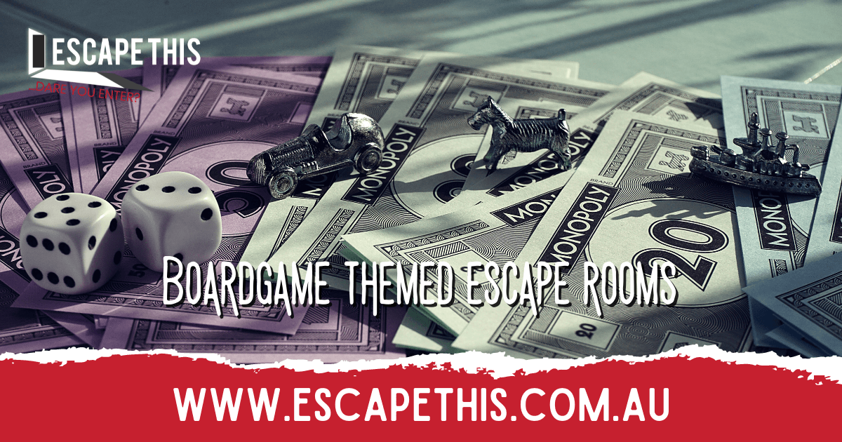 Board Game Themed Escape Rooms