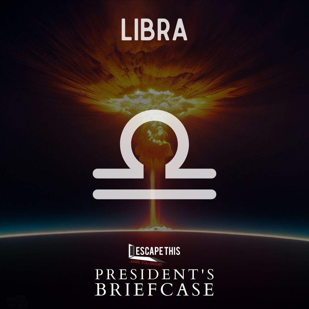 President's Briefcase escape room for Libra