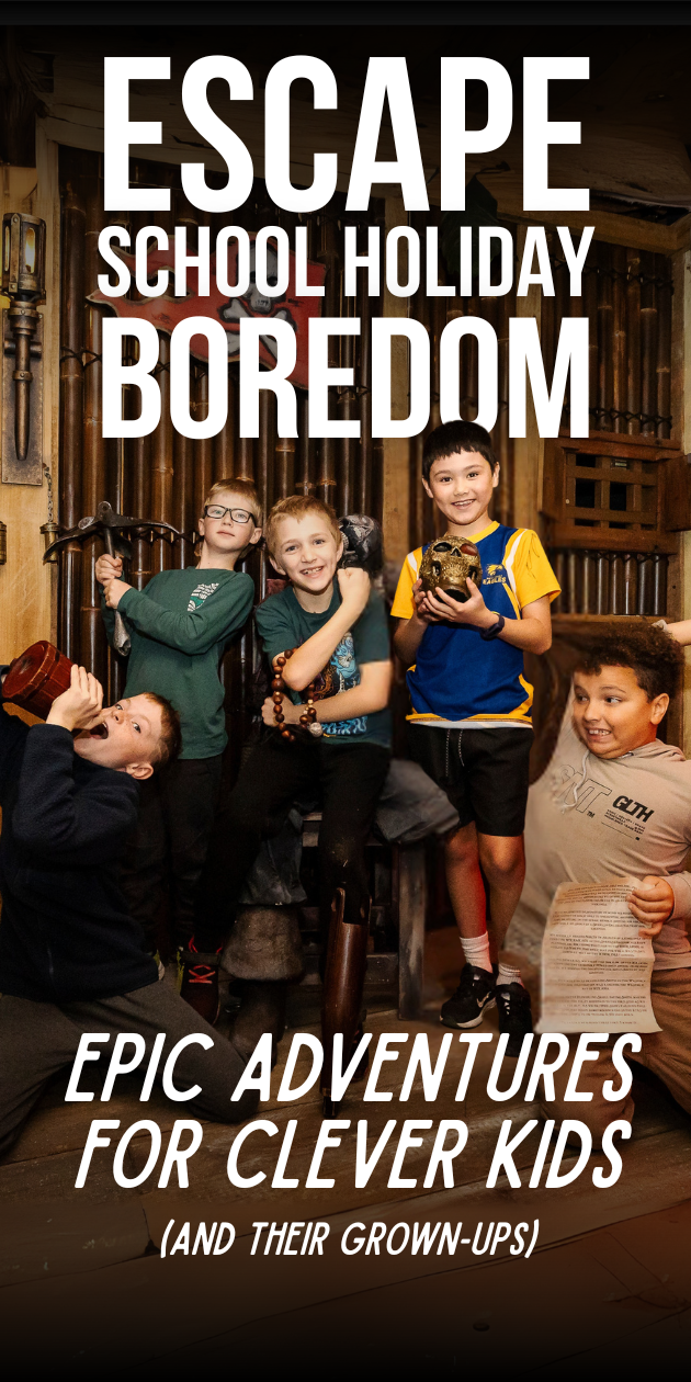 School Holiday Activities Family Friendly Escape Rooms