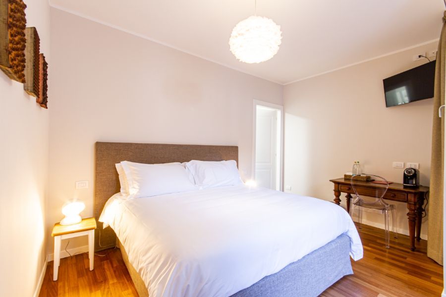 room with double bed