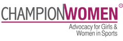 The logo for champion women advocacy for girls and women in sports