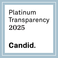 A logo for platinum transparency 2024 by candid.