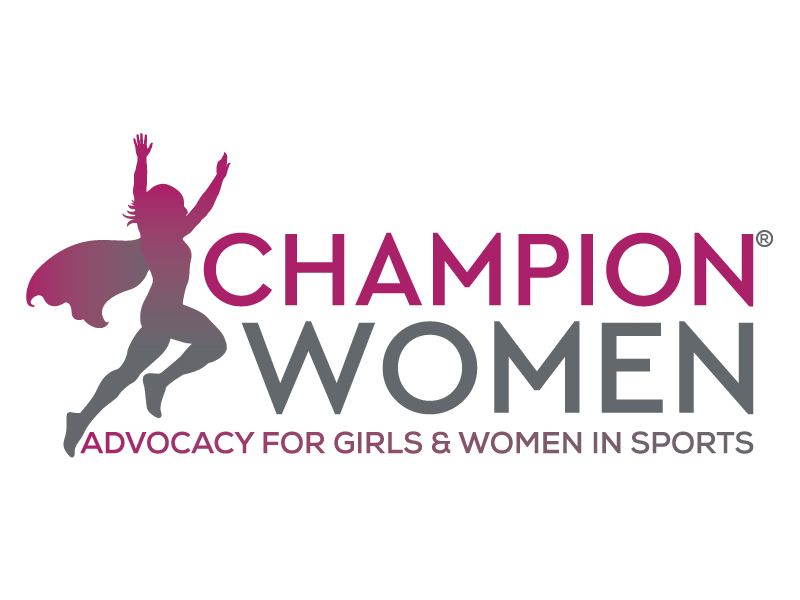 The logo for champion women advocacy for girls and women in sports.