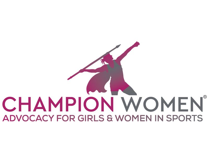 The logo for champion women advocacy for girls and women in sports.