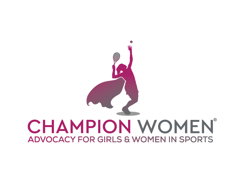 The logo for champion women advocacy for girls and women in sports