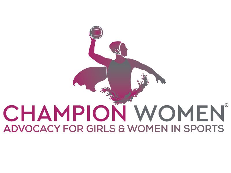 The logo for champion women advocacy for girls and women in sports.