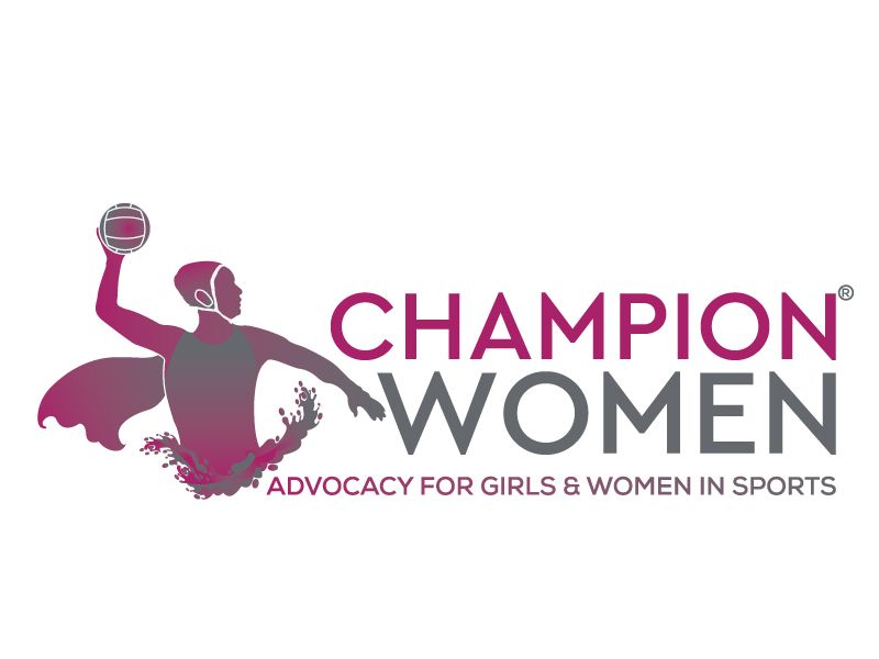 The logo for champion women advocates for girls and women in sports.