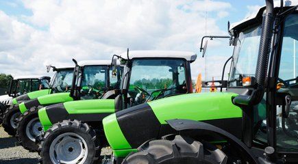 Green tractors