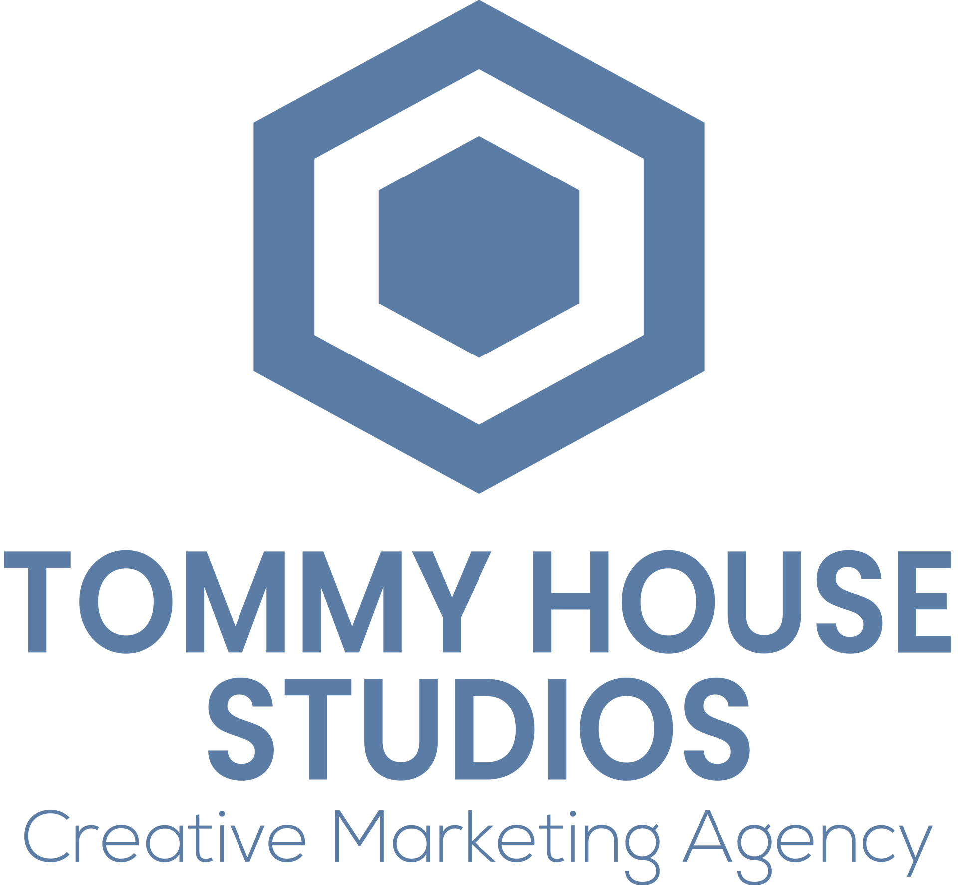The logo for tommy house studios creative marketing agency