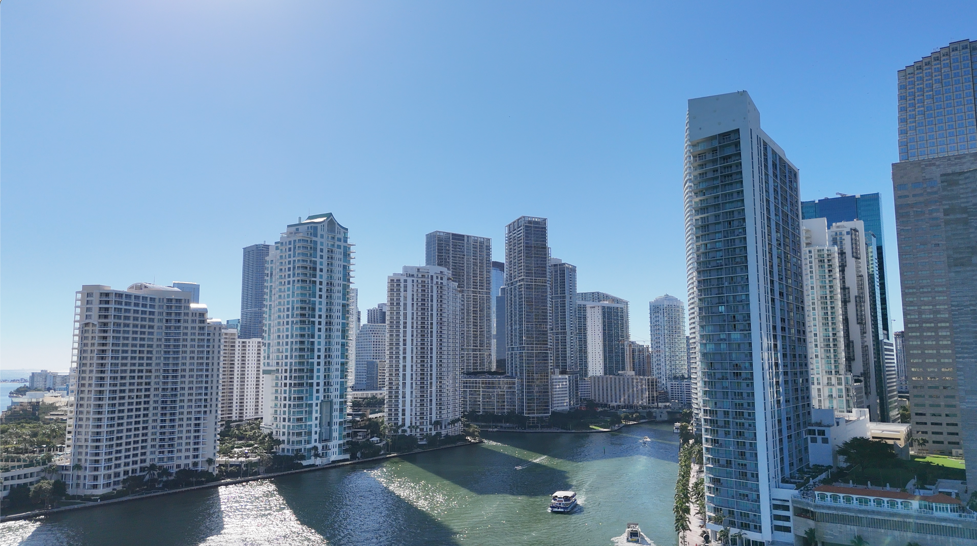 Miami River Skyline