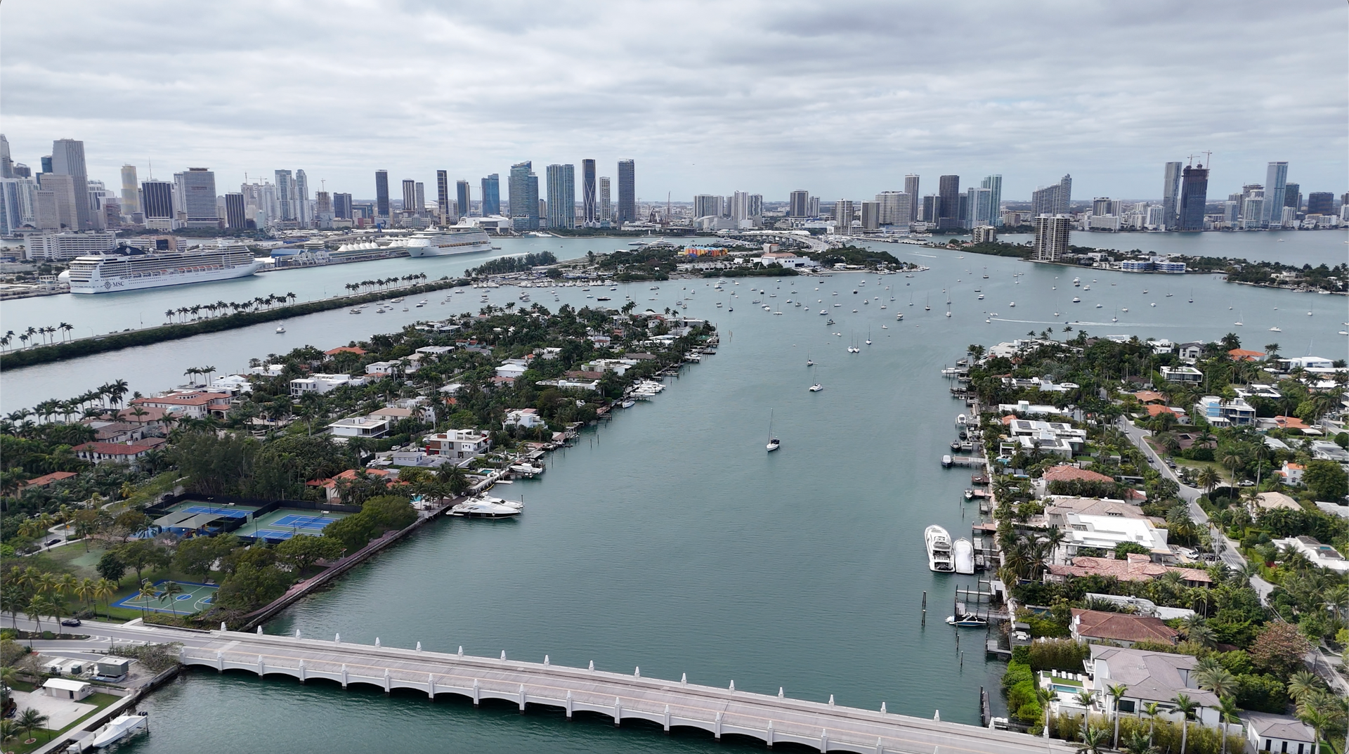 Miami is so beautiful from the water. Book a tour today.