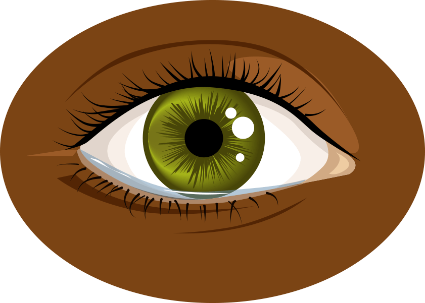 watery eyes clipart