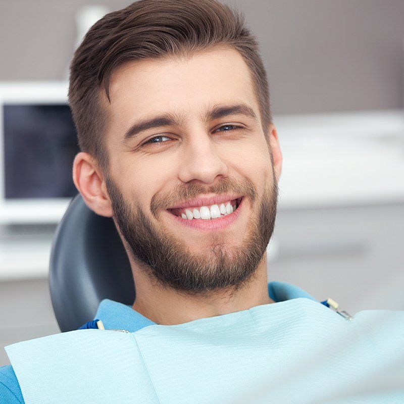 Happy Patient in Dental Clinic — Daleville, IN — Daleville Family Dentistry