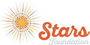 Logo of the Stars Foundation: a sunburst design with 