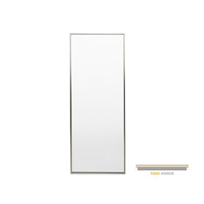 Matte Nickel Color Option for Wall Mount Mirror