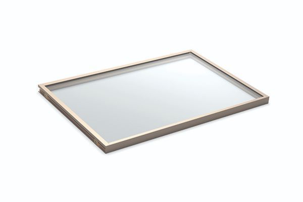 Matte Gold Color Option for LED Glass Shelf 20 Inch Depth 