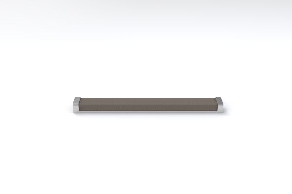 Pewter Matte Aluminum Color Option for Luxe Leather Handles