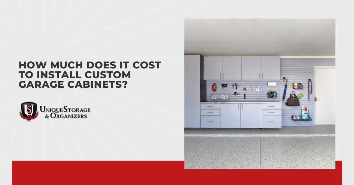 How Much Does It Cost to Install Custom Garage Cabinets?