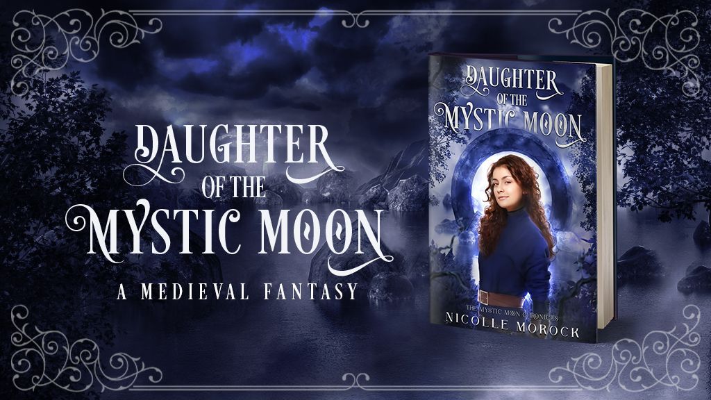 Daughter of the Mystic Moon Title and 3D book