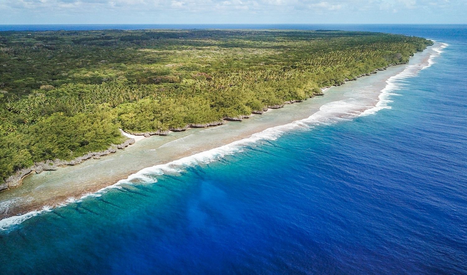 Mauke, Rugged Coastline, Cook Islands