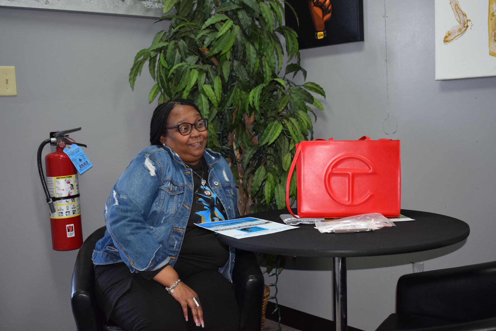 Customer Sitting on the Table — Saint Louis, MO — Priority One Healthcare Services