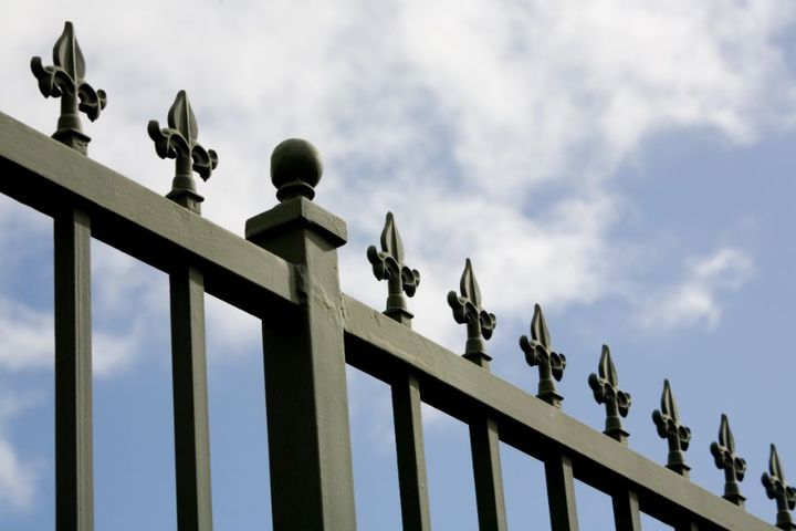 recinzione di sicurezza in ferro