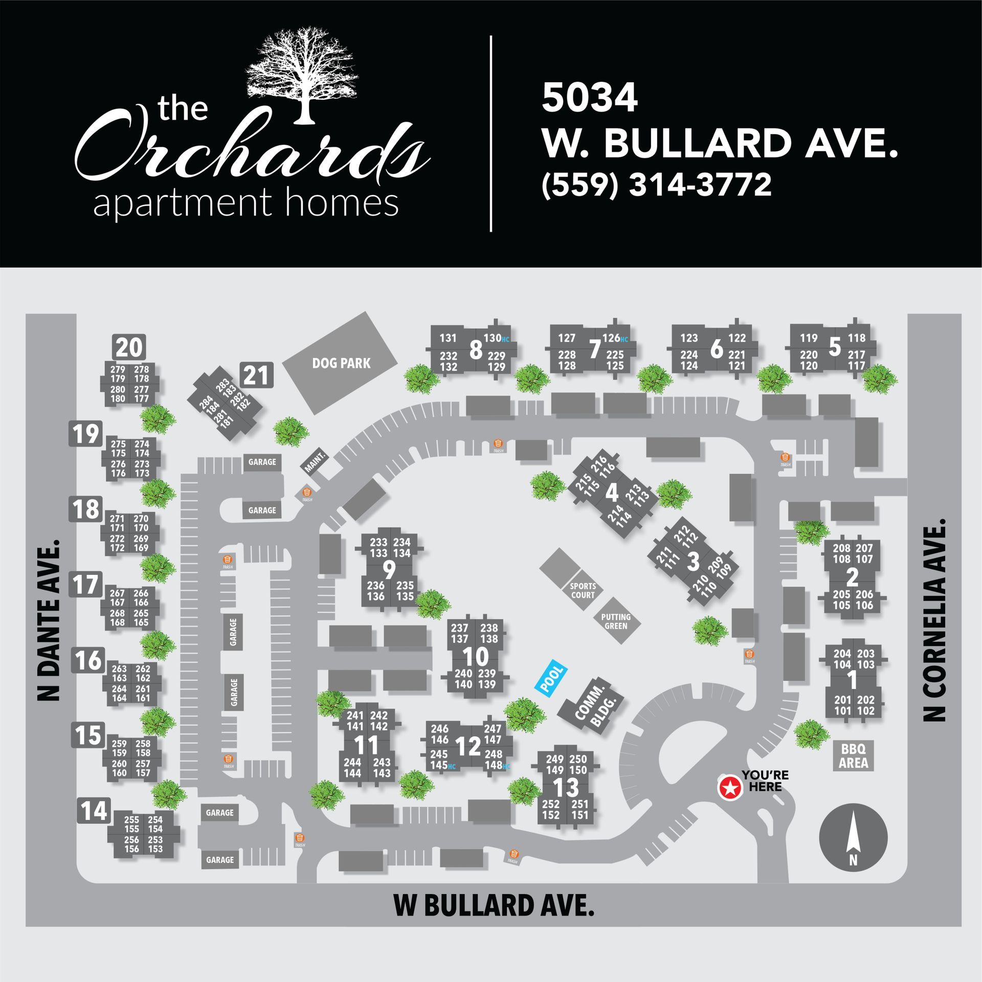 orchards sitemap