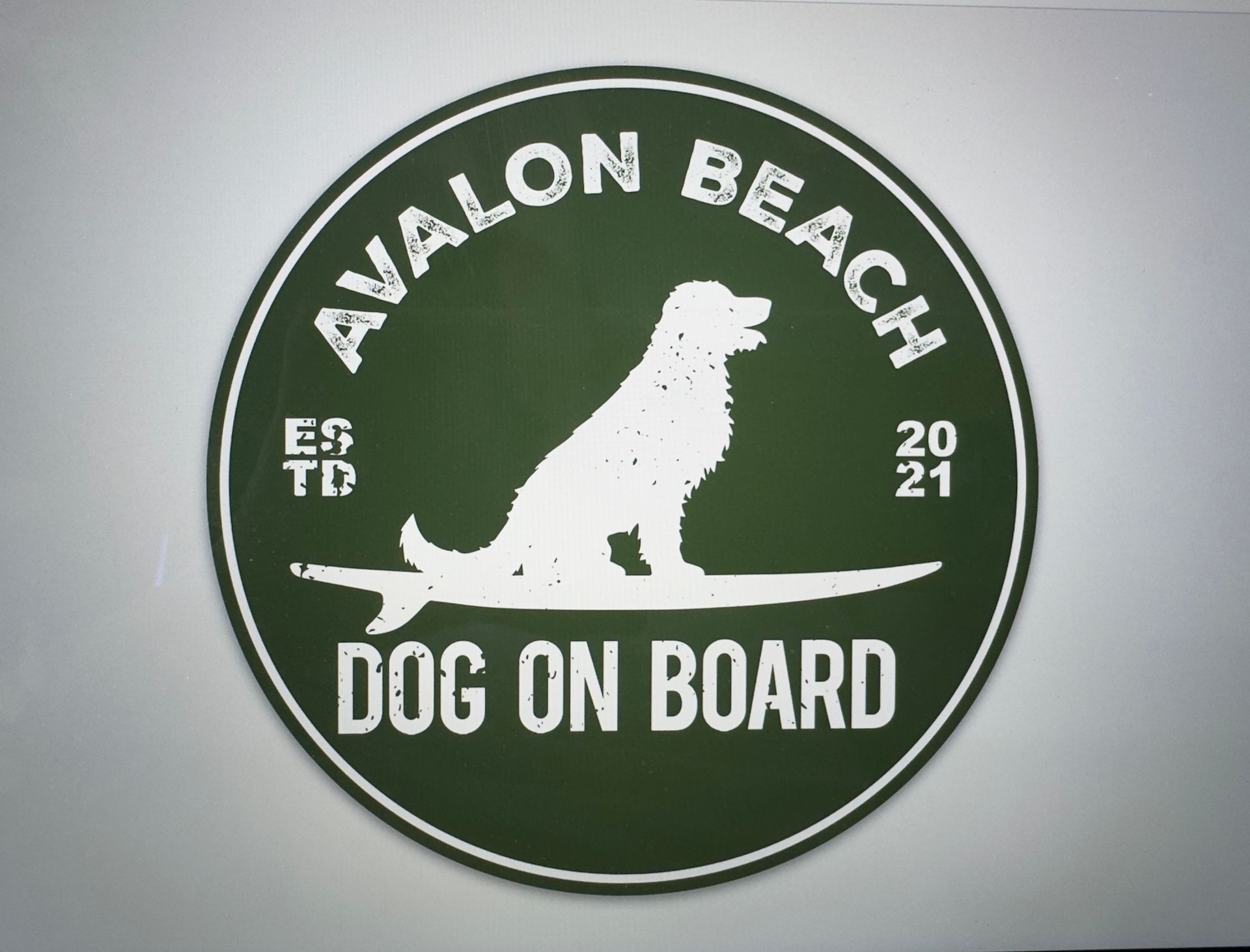 avalon beach sticker