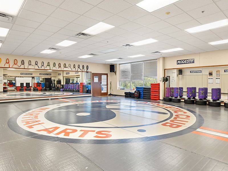 Martial Arts Students practicing in Martial Arts Studio