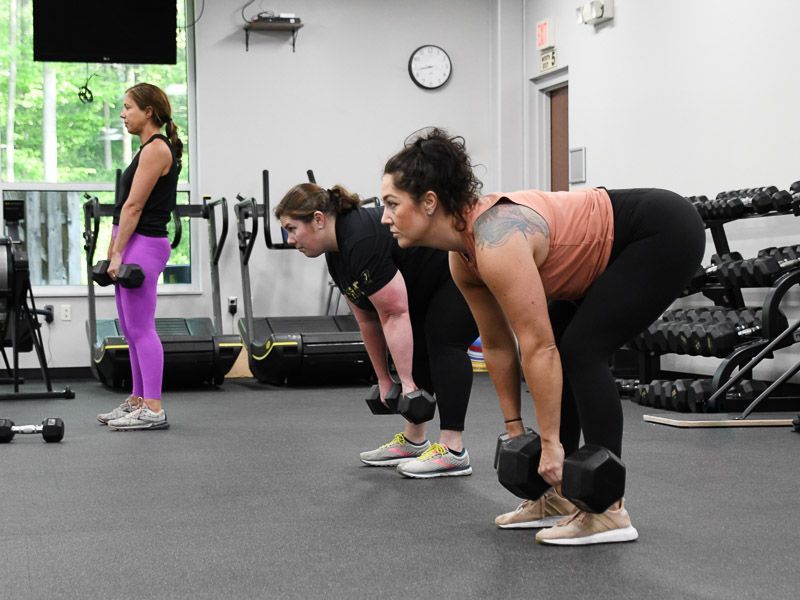 Additional Personal Training options including Specialized Personal Training, Small Group Personal Training and Aqua SGPT