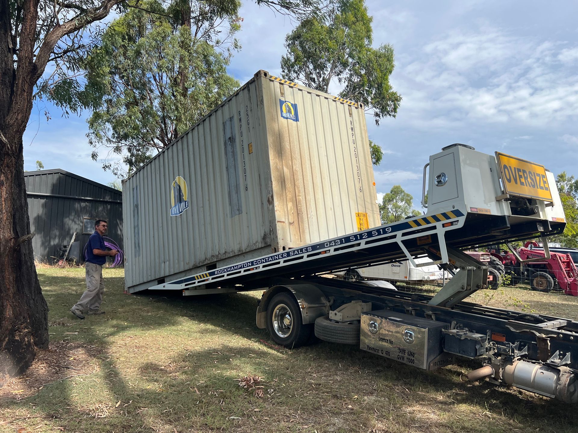 Row of Shipping Containers  — Rockhampton Container Sales in Kawana, QLD